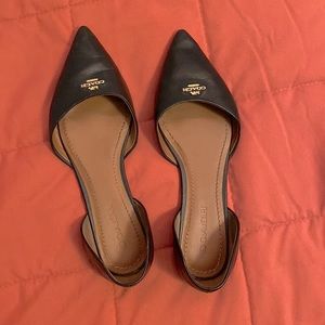 Black Coach flats